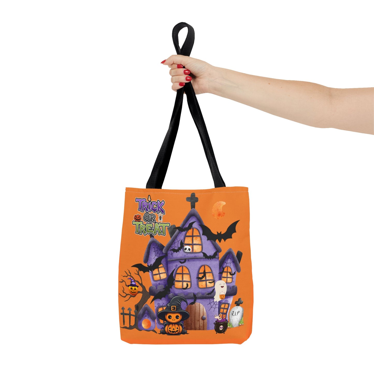 Halloween Tote Bag | Carryall | Grocery Bag | Shopping Bag | Pumpkin | Autumn | Trick or Treat | Candy Bag |