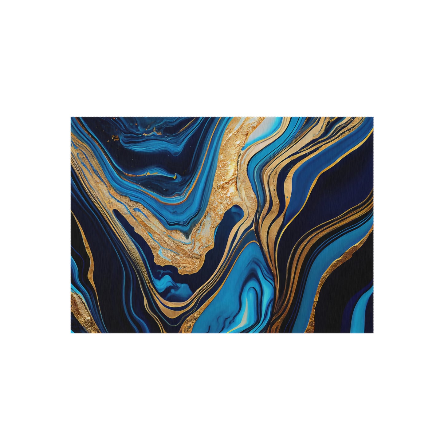 Modern Wave Design Chenille Outdoor Rug No-Skid Backing Cozy Outdoor Beachy Patio Decor Gazebo Rug Pool Area Decor Outdoor Kitchen Carpet