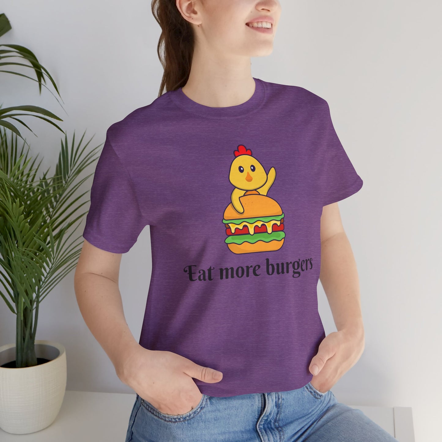 Eat More Burgers T-Shirt | Culinary | Burger Lover | Unisex | Foodie