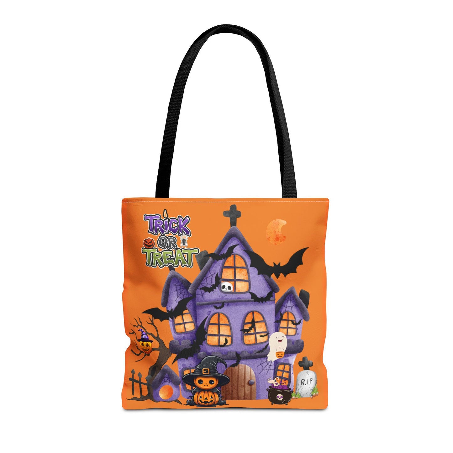 Halloween Tote Bag | Carryall | Grocery Bag | Shopping Bag | Pumpkin | Autumn | Trick or Treat | Candy Bag |