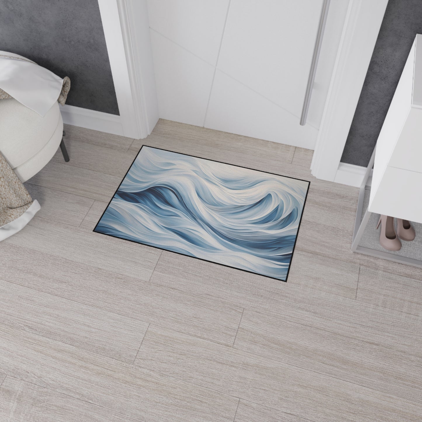 Decorative Heavy Duty Non-Slip Floor Mat Stylish Design Perfect for Entryway Kitchen Décor Garage Rug Coffee Bar Bathroom Floor Door Mat