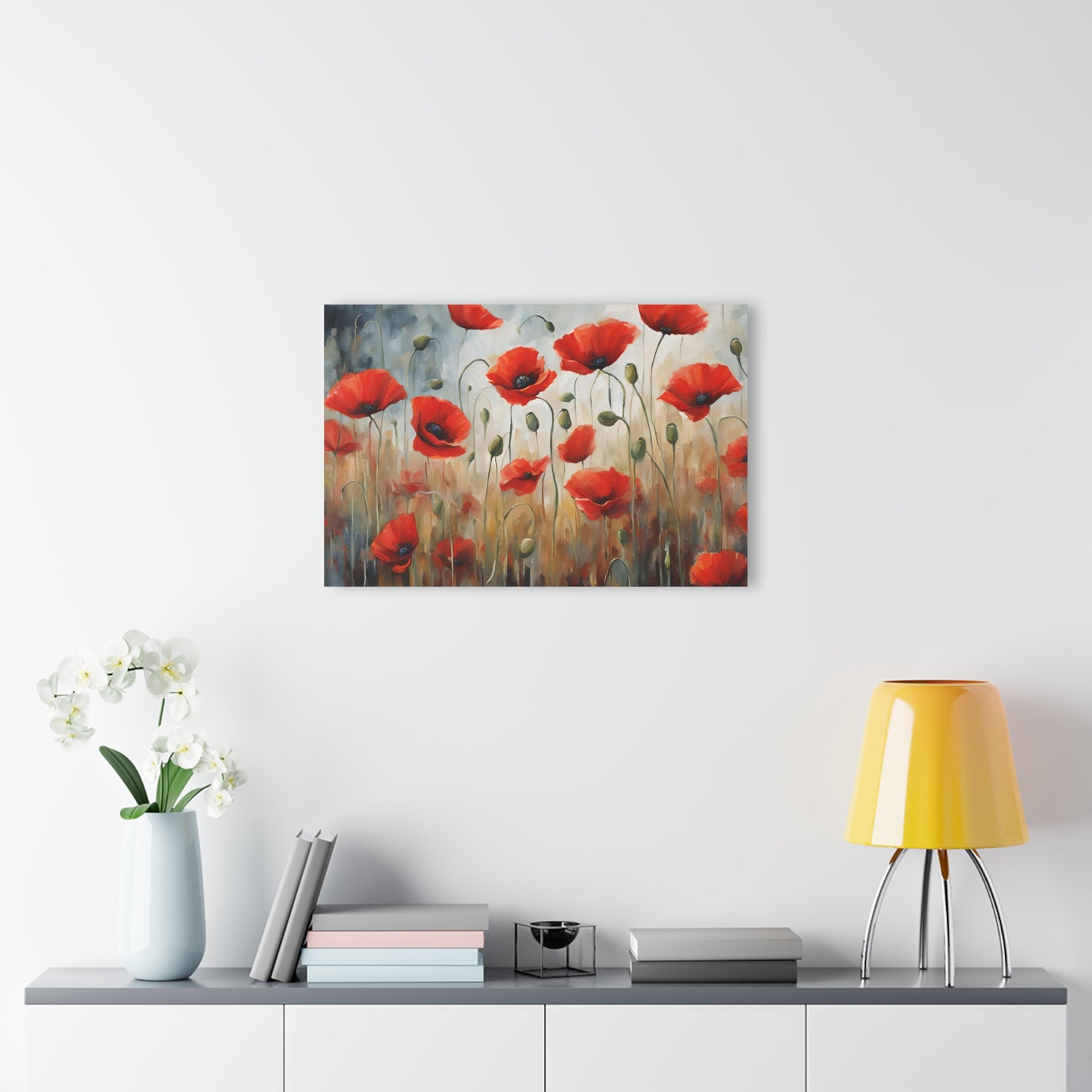 Large Floral Design Acrylic Print with French Cleat Nature Lover Wall Art Flower Lover Gift Outdoors Artwork Modern Garden Home Decor