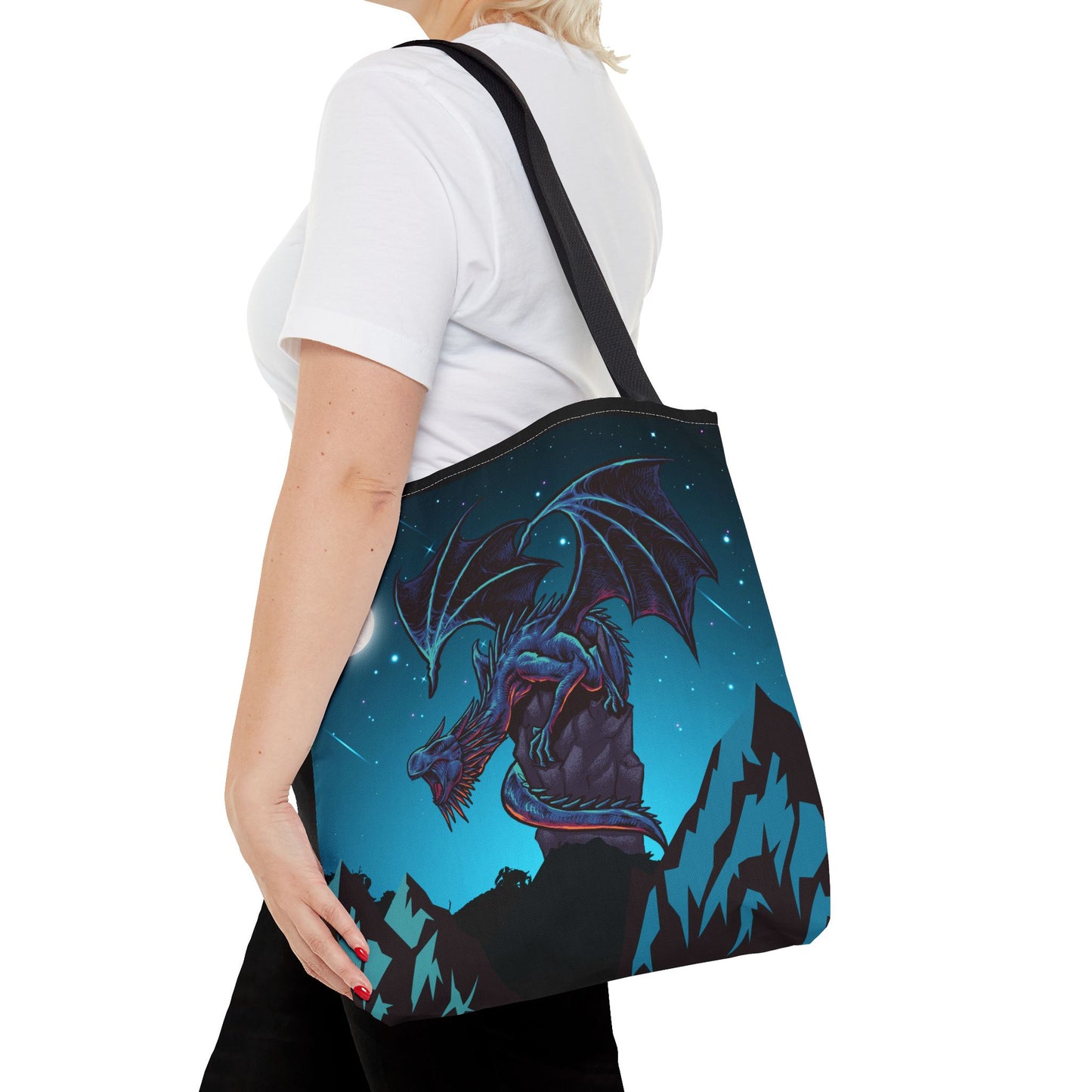 Dragon Tote Bag | Carryall | Grocery Bag | Shopping Bag | Anime | Sci-Fi |