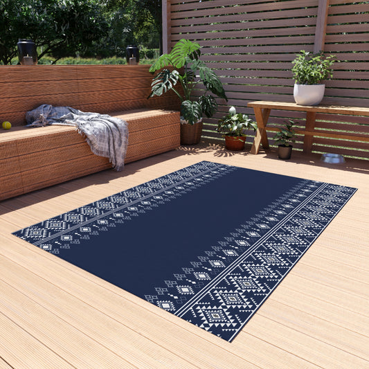 Chenille Outdoor Rug with No-Skid Backing Cozy Colorful Outdoor Carpet Patio Decor Gazebo Rug Pool Area Decor Outdoor Kitchen Carpet
