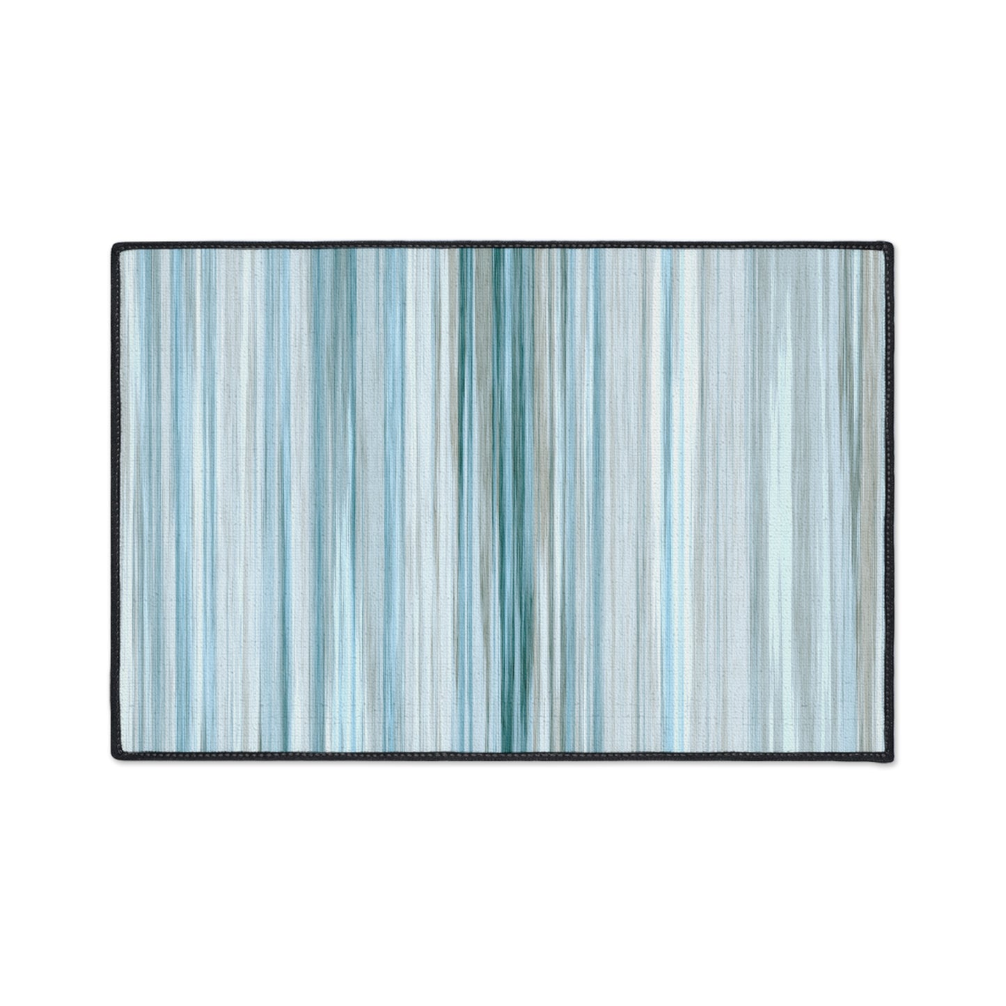 Decorative Heavy Duty Non-Slip Floor Mat Stylish Design Perfect for Entryway Kitchen Décor Beachy Rug Striped Bathroom Floor Door Mat