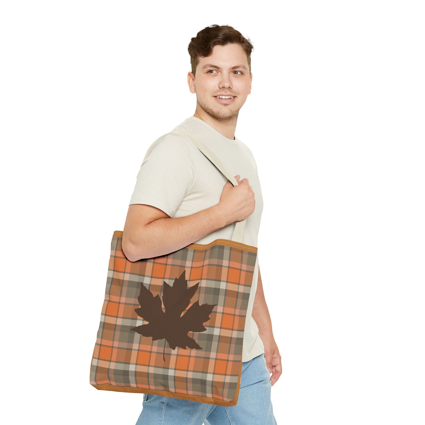 Maple Leaf Harvest Tote Bag | Carryall | Grocery Bag | Shopping Bag | Pumpkin | Autumn | Fall |