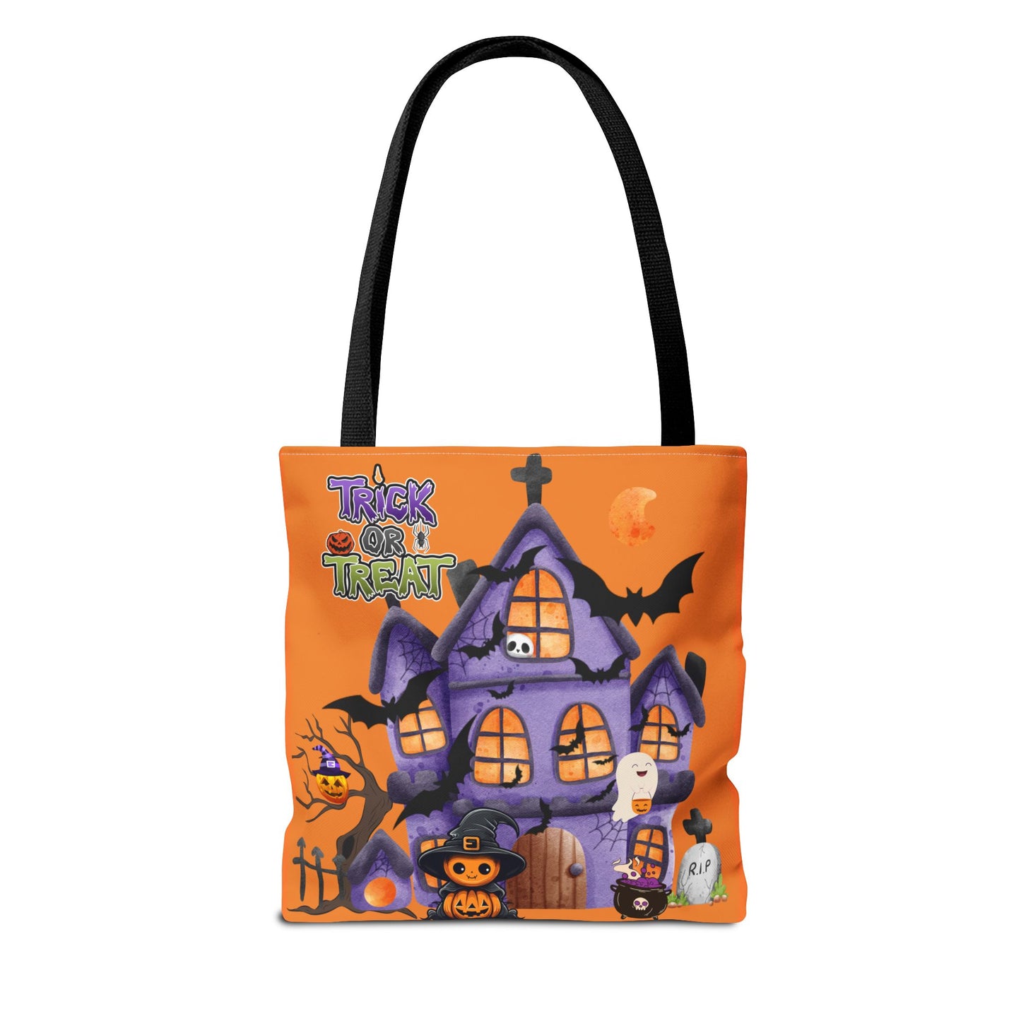 Halloween Tote Bag | Carryall | Grocery Bag | Shopping Bag | Pumpkin | Autumn | Trick or Treat | Candy Bag |