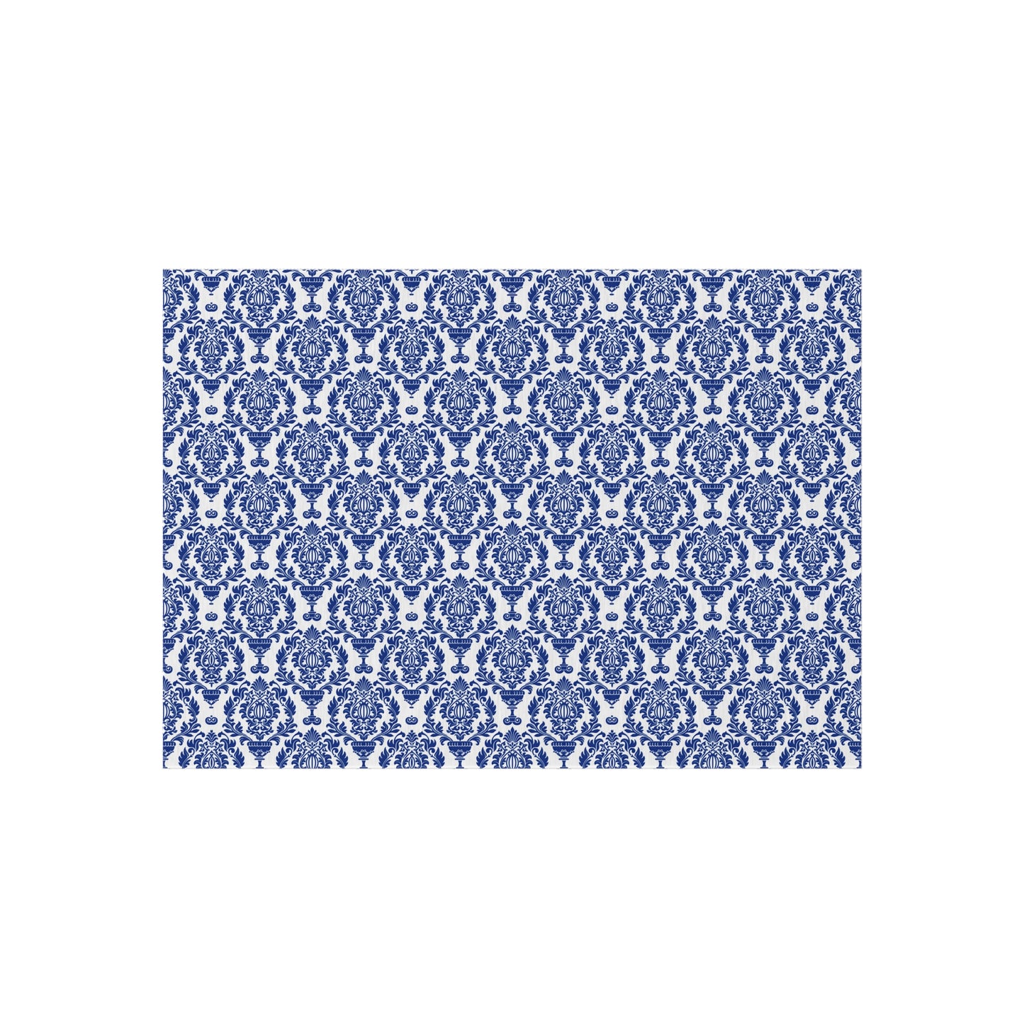 Chenille Print Pattern Outdoor Rug with No-Skid Backing Cozy Outdoor Carpet Patio Decor Gazebo Rug Pool Area Decor Outdoor Kitchen Carpet