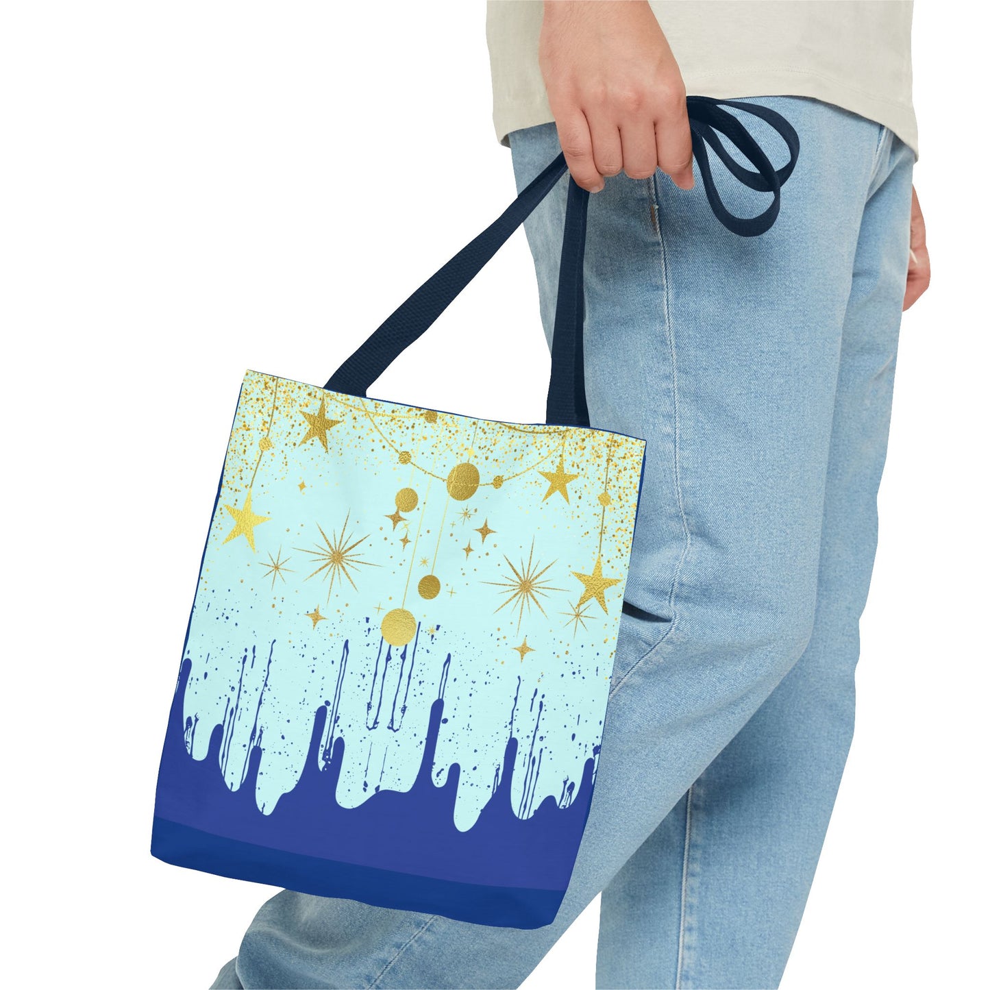 Star Tote Bag | Carryall | Abstract | Modern Art | Twinkling | Sparkle | Bling |