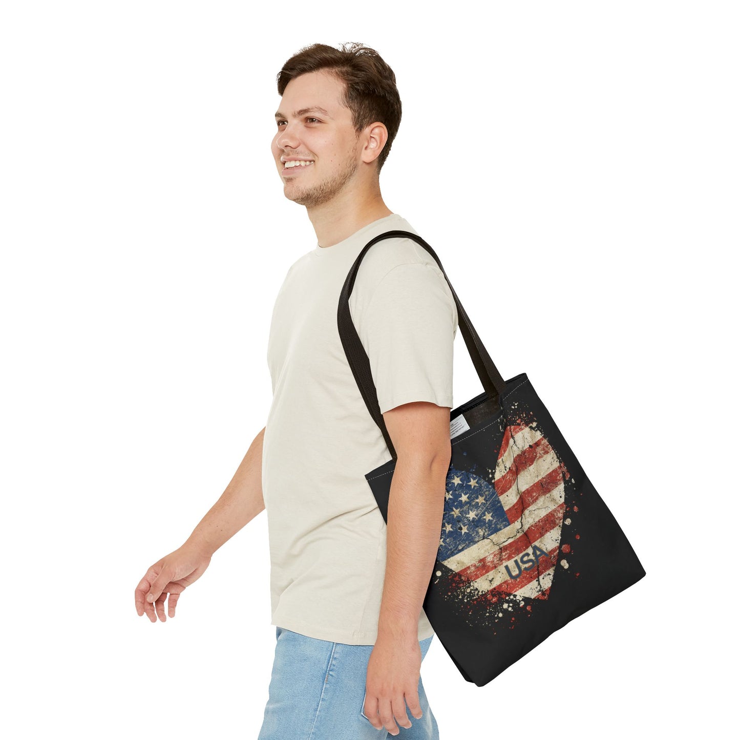 USA Flag Tote Bag | Carryall | Patriotic | American | United States | US Flag |