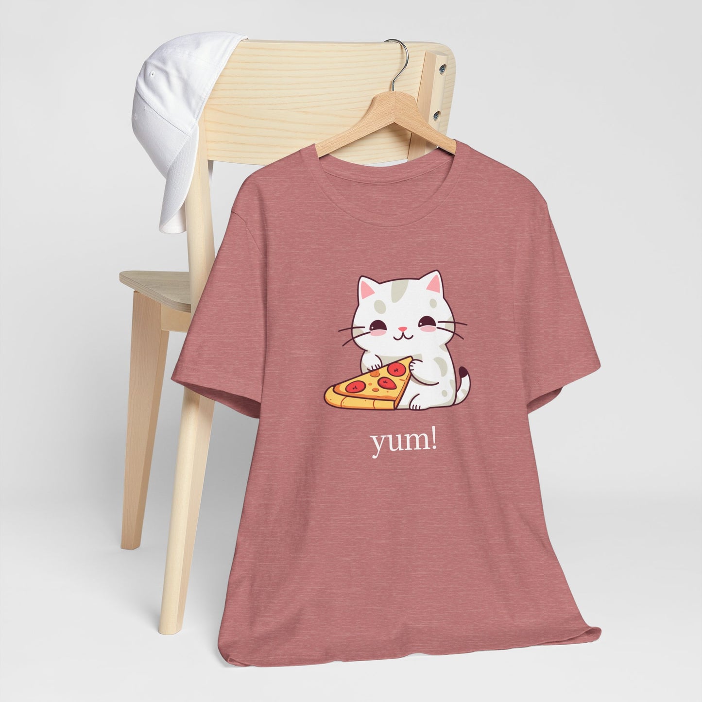 Cat eating pizza T-Shirt | Culinary | Foodie | Home Cook | Unisex | Funny | Animated