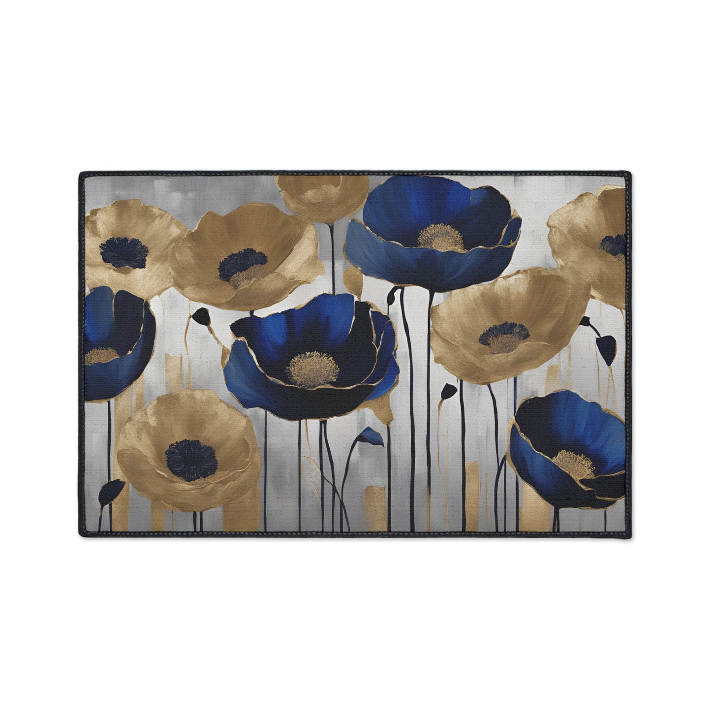 Decorative Heavy Duty Non-Slip Floor Mat Stylish Design Perfect for Entryway Kitchen Décor Garage Rug Coffee Bar Bathroom Floor Door Mat