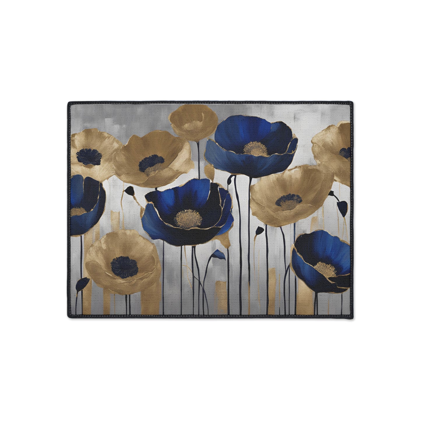 Decorative Heavy Duty Non-Slip Floor Mat Stylish Design Perfect for Entryway Kitchen Décor Garage Rug Coffee Bar Bathroom Floor Door Mat