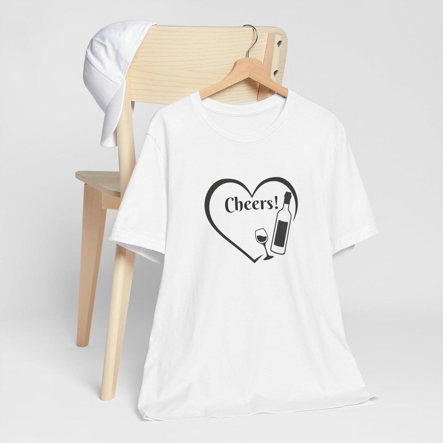 Cheers T-Shirt | Wine Lover | Foodie | Culinary | Unisex