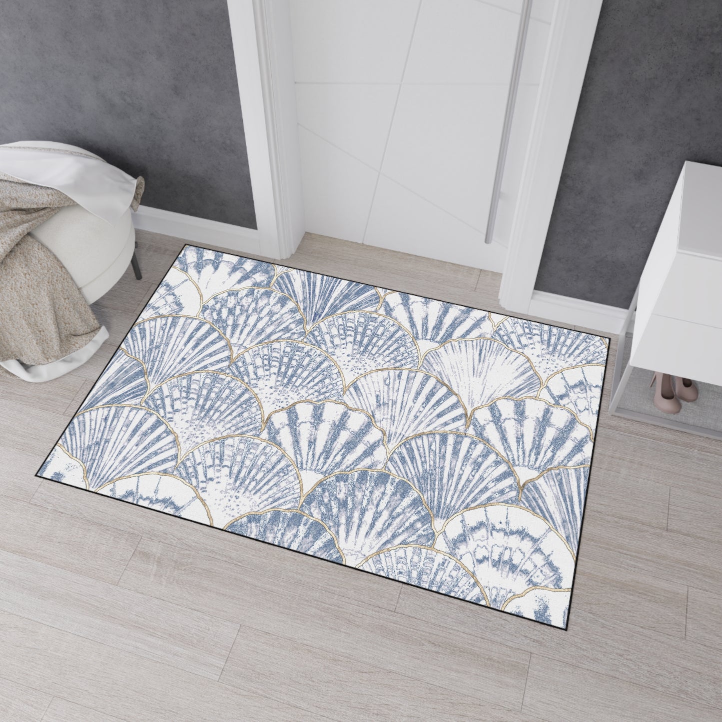 Decorative Heavy Duty Non-Slip Floor Mat Stylish Design Perfect for Entryway Kitchen Décor Garage Rug Coffee Bar Bathroom Floor Door Mat