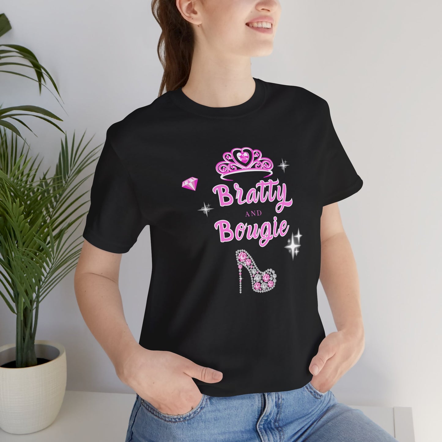 Bratty and Bougie T-Shirt Feminist Validation Motivation Shirt Brat Vibe Tee Feminist Gift