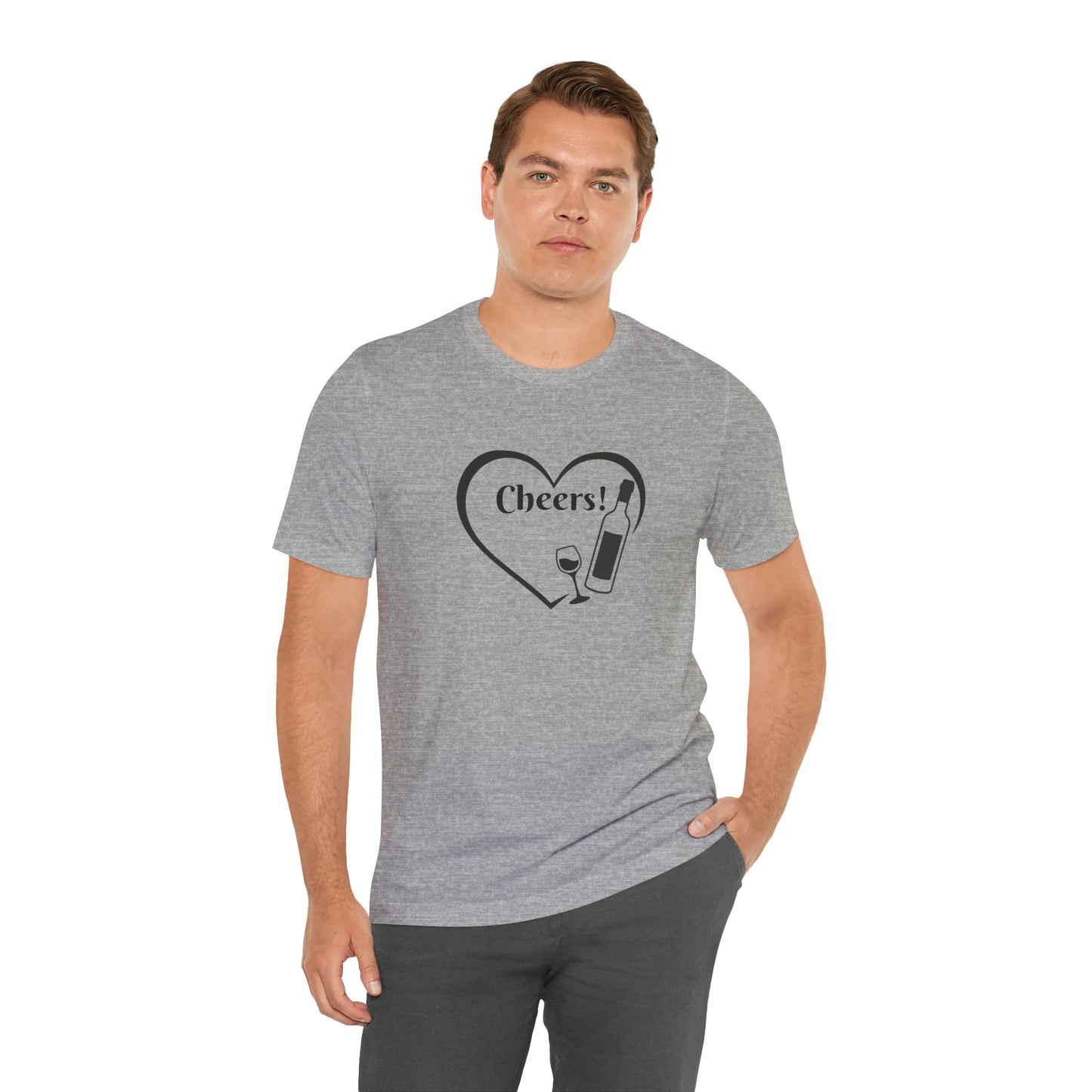 Cheers T-Shirt | Wine Lover | Foodie | Culinary | Unisex