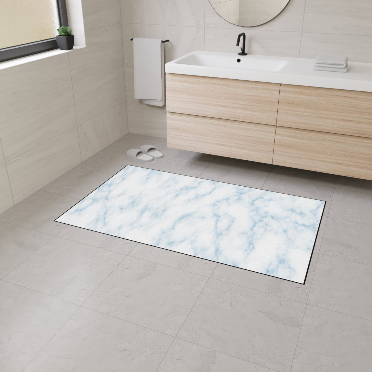 Decorative Heavy Duty Non-Slip Floor Mat Stylish Design Perfect for Entryway Kitchen Décor Garage Rug Coffee Bar Bathroom Floor Door Mat