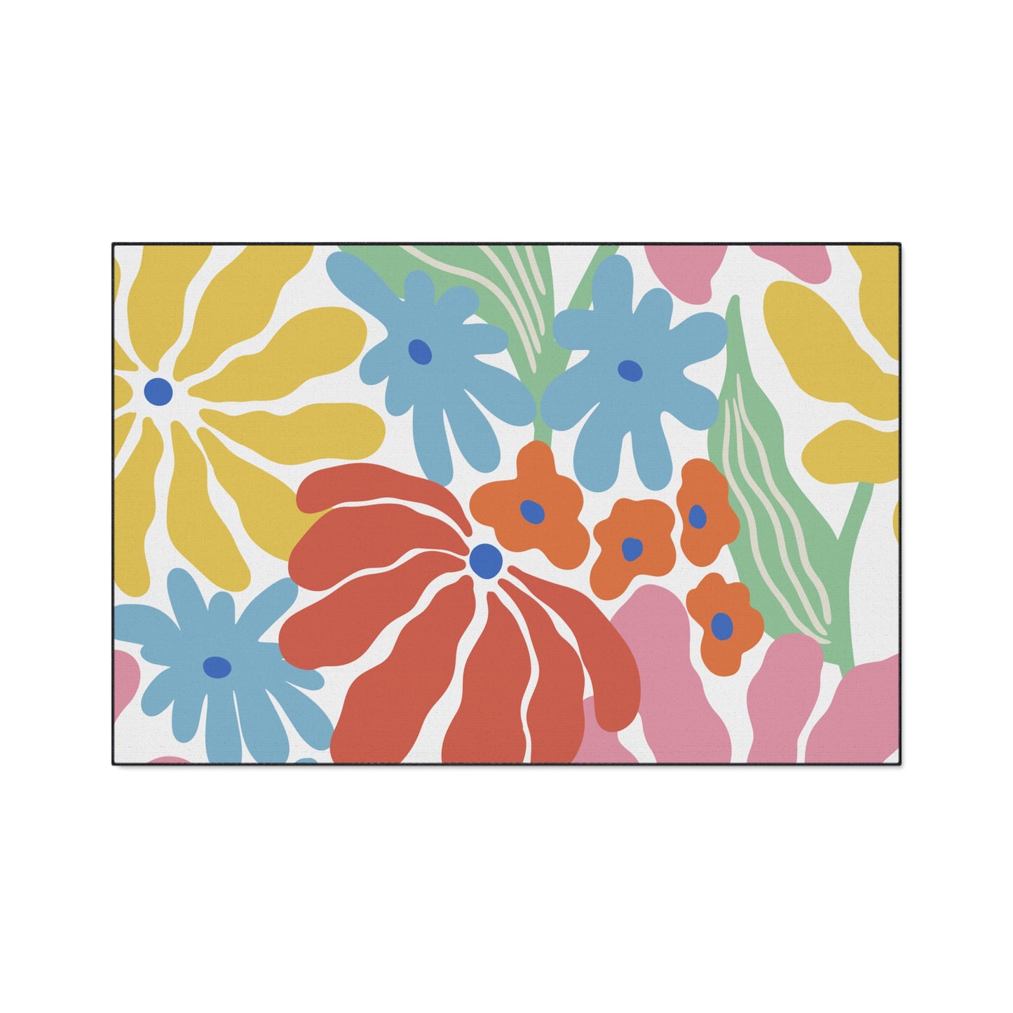 Decorative Heavy Duty Non-Slip Floor Mat Stylish Design Perfect for Entryway Kitchen Décor Garage Rug Coffee Bar Bathroom Floor Door Mat