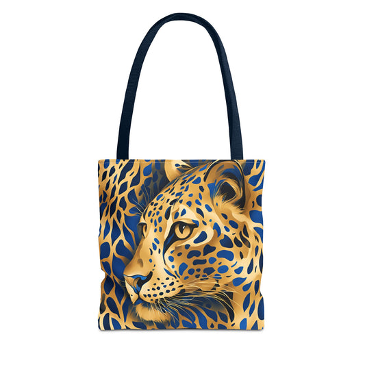 Leopard Print Tote Bag | Grocery Bag | Shopping Bag | Cottage Core | Boho | Animal Lover | Cats | Cheetah |