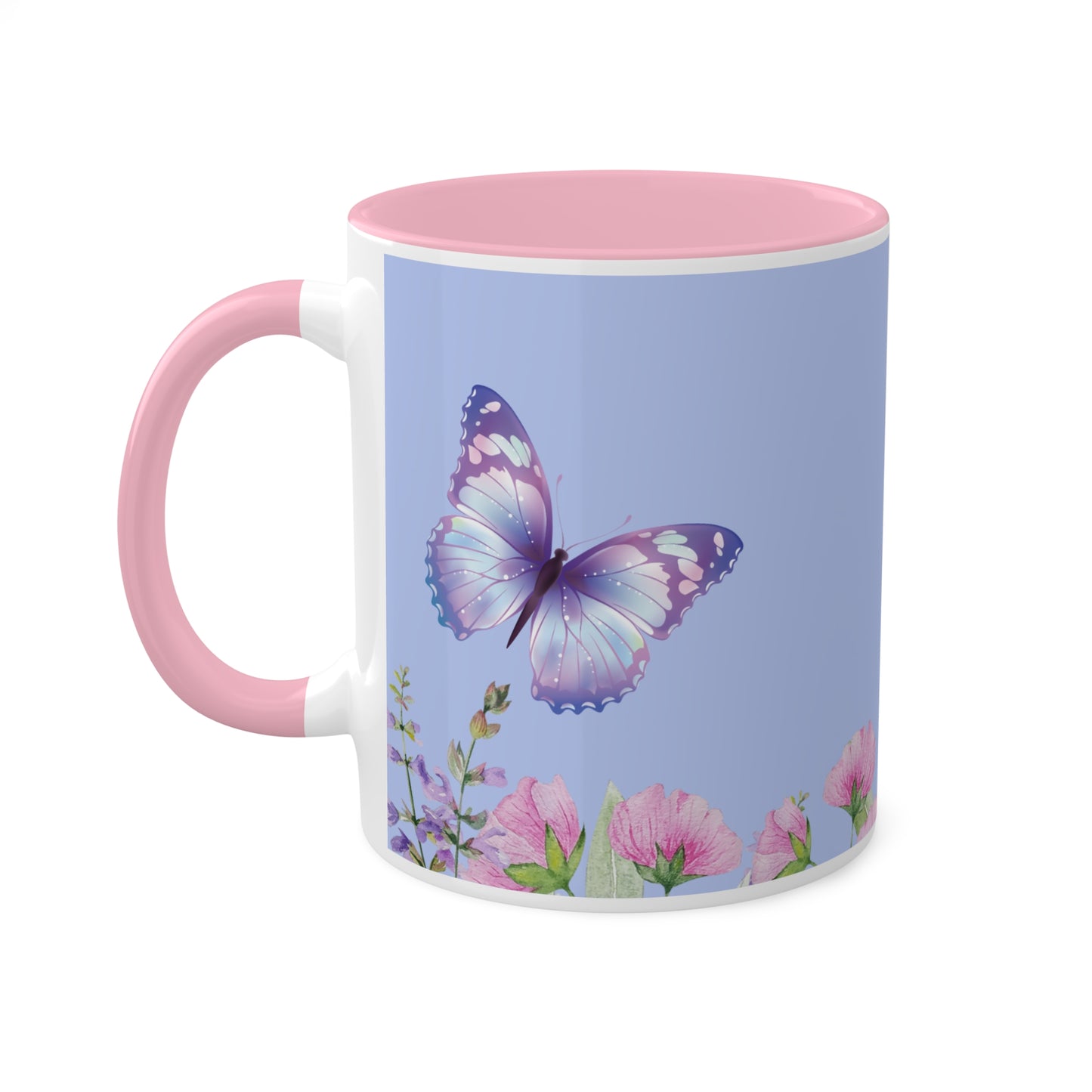 Butterfly Mug | Flowers Mug | Butterfly Gift | Coffee Mug | Tea | Hot Chocolate |