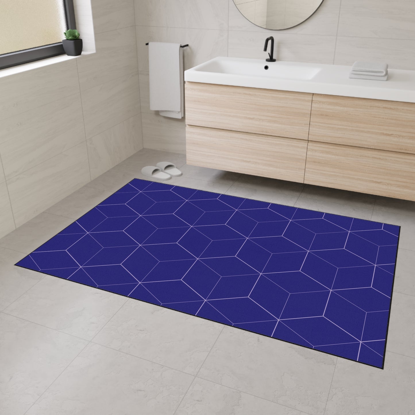 Decorative Heavy Duty Non-Slip Floor Mat Stylish Design Perfect for Entryway Kitchen Décor Marble Agate Design Rug Bathroom Mat
