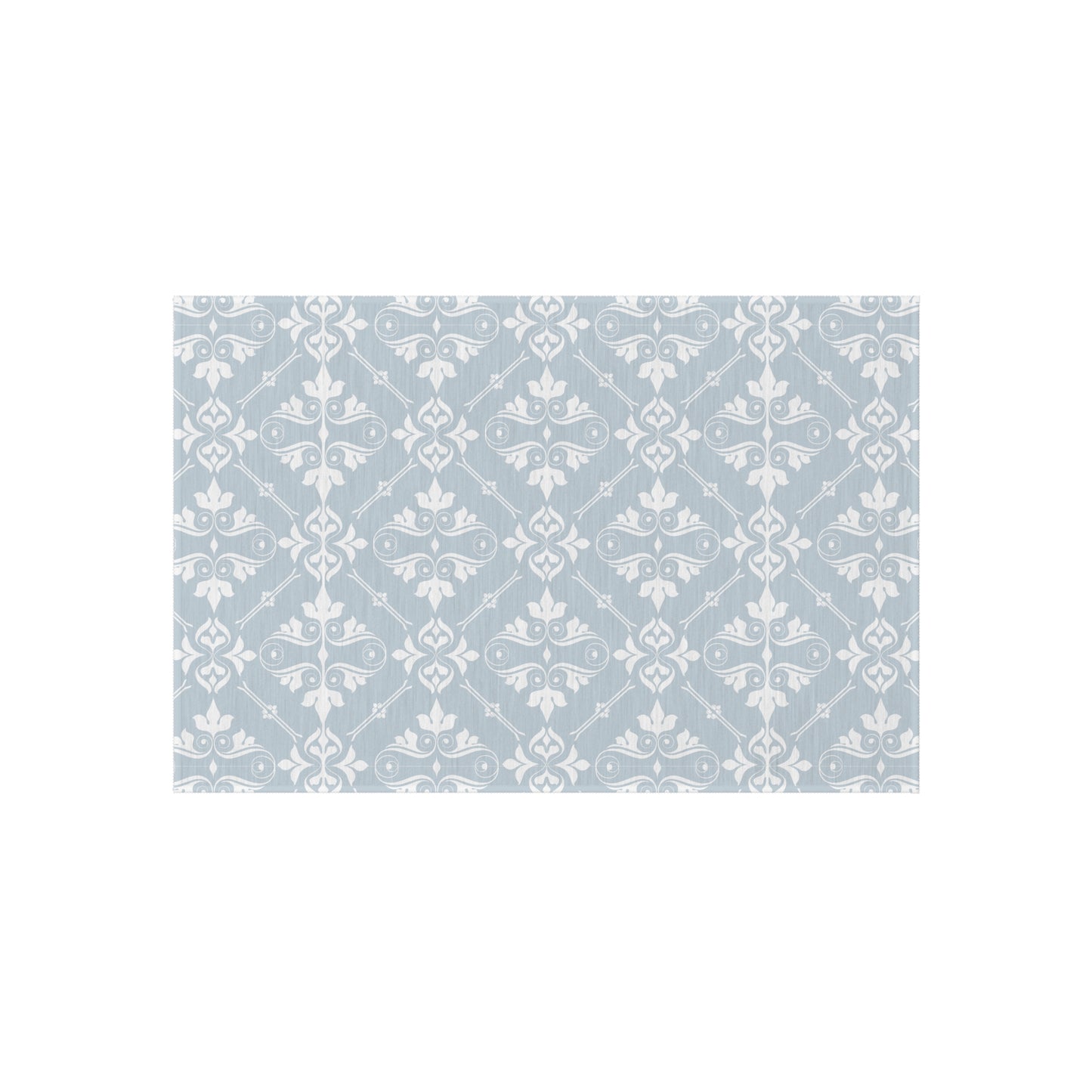 Chenille Print Pattern Outdoor Rug with No-Skid Backing Cozy Outdoor Carpet Patio Decor Gazebo Rug Pool Area Decor Outdoor Kitchen Carpet