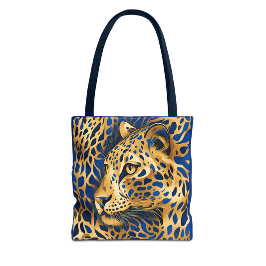 Leopard Print Tote Bag | Grocery Bag | Shopping Bag | Cottage Core | Boho | Animal Lover | Cats | Cheetah |