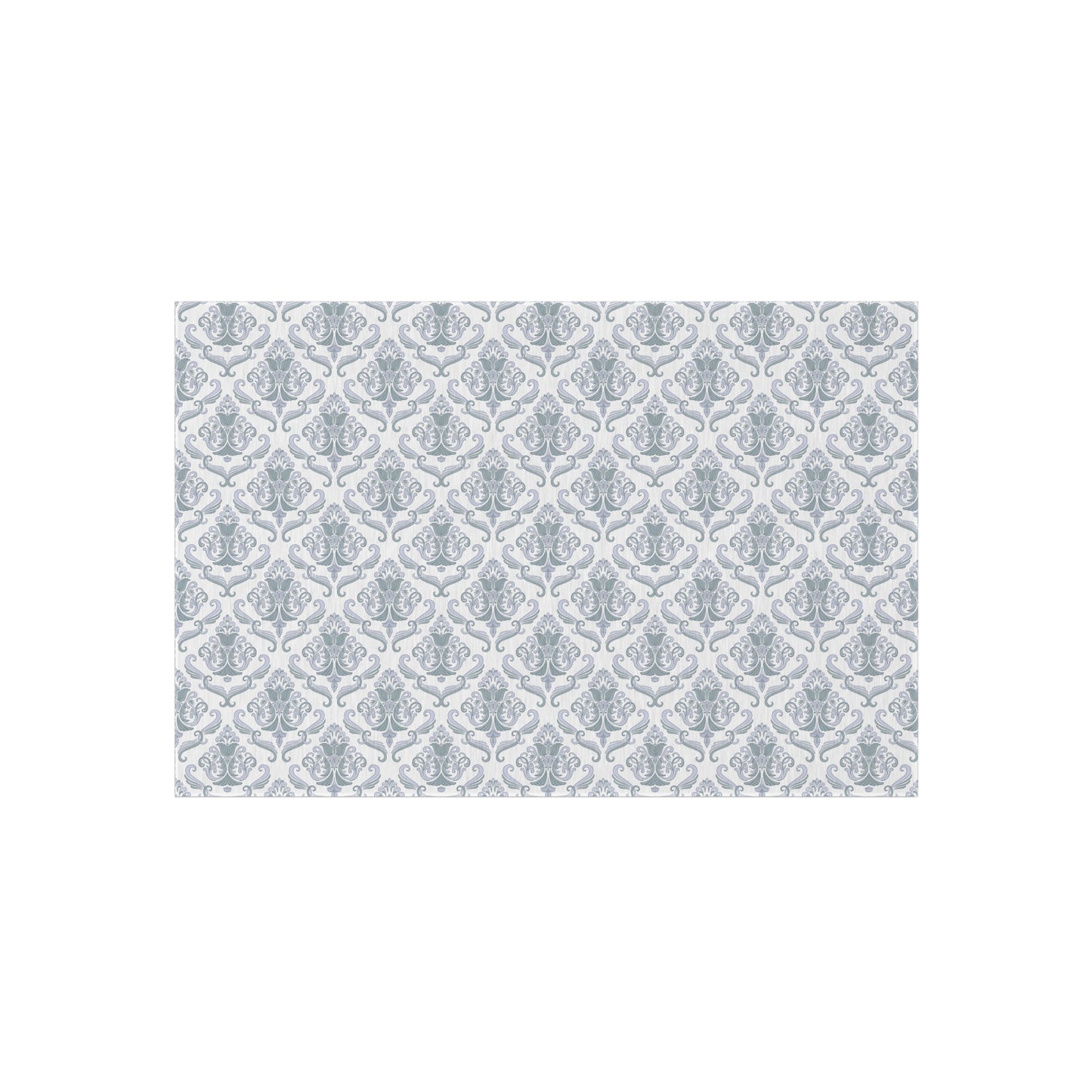 Chenille Print Pattern Outdoor Rug with No-Skid Backing Cozy Outdoor Carpet Patio Decor Gazebo Rug Pool Area Decor Outdoor Kitchen Carpet