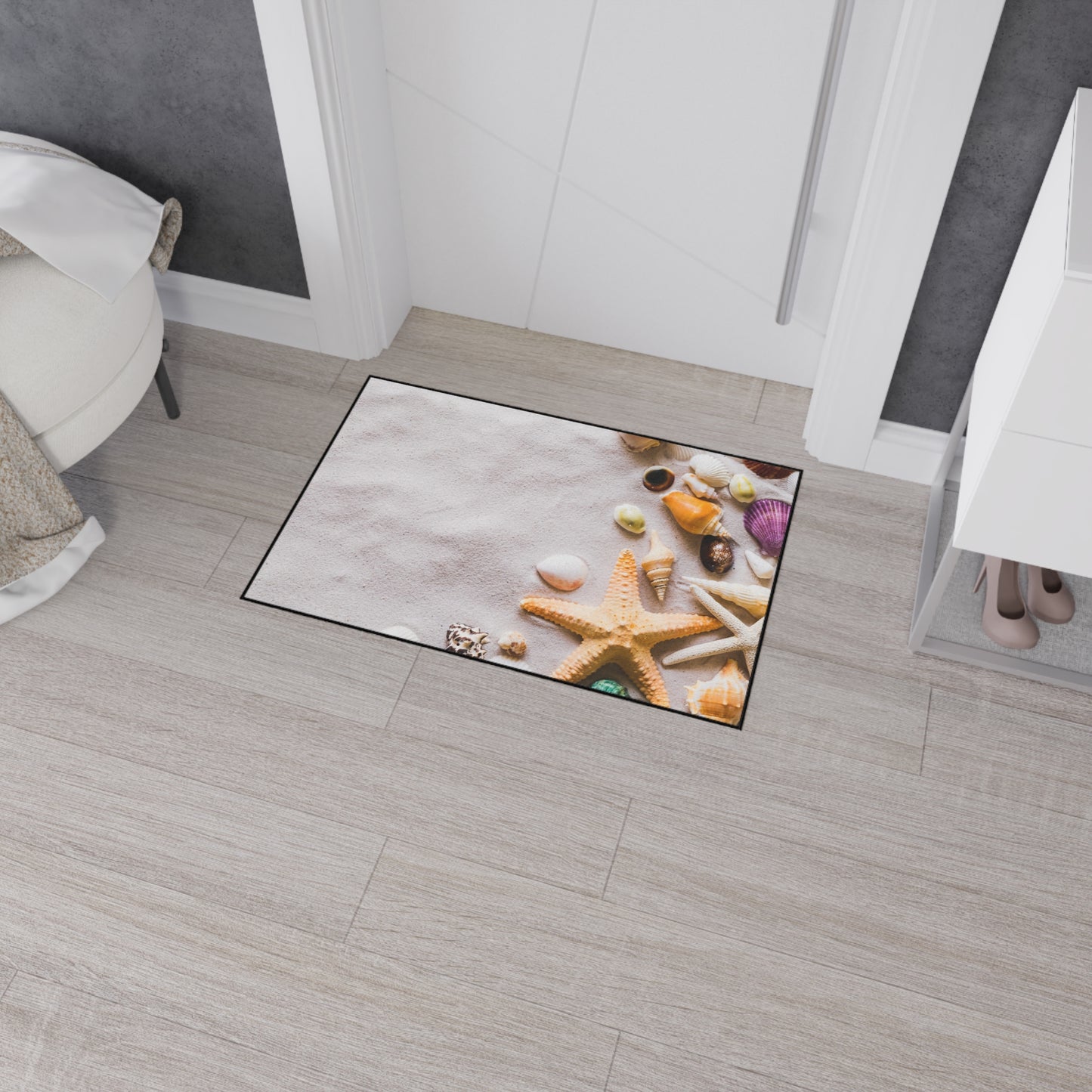 Decorative Heavy Duty Non-Slip Floor Mat Stylish Design Perfect for Entryway Kitchen Décor Garage Rug Coffee Bar Bathroom Floor Door Mat