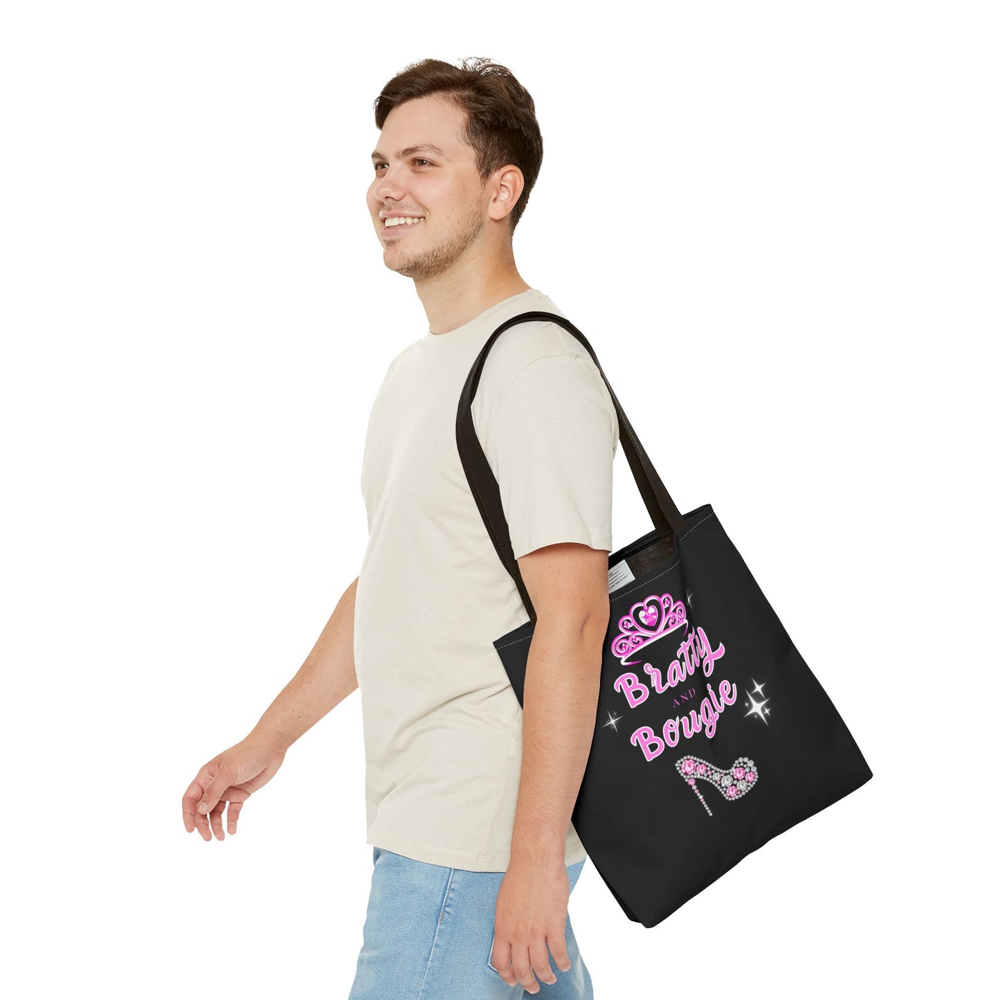 Bratty & Bougie Tote Bag | Carryall | Brat | Empowerment | Women |