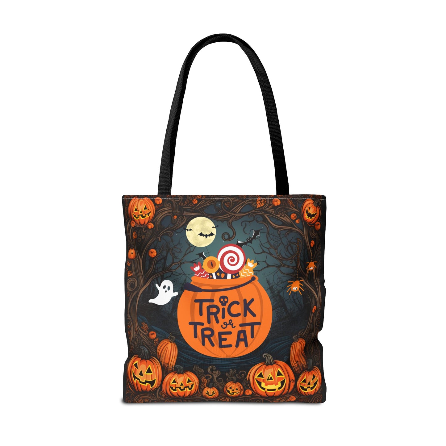 Halloween Tote Bag | Carryall | Grocery Bag | Shopping Bag | Pumpkin | Autumn | Trick or Treat | Candy Bag |