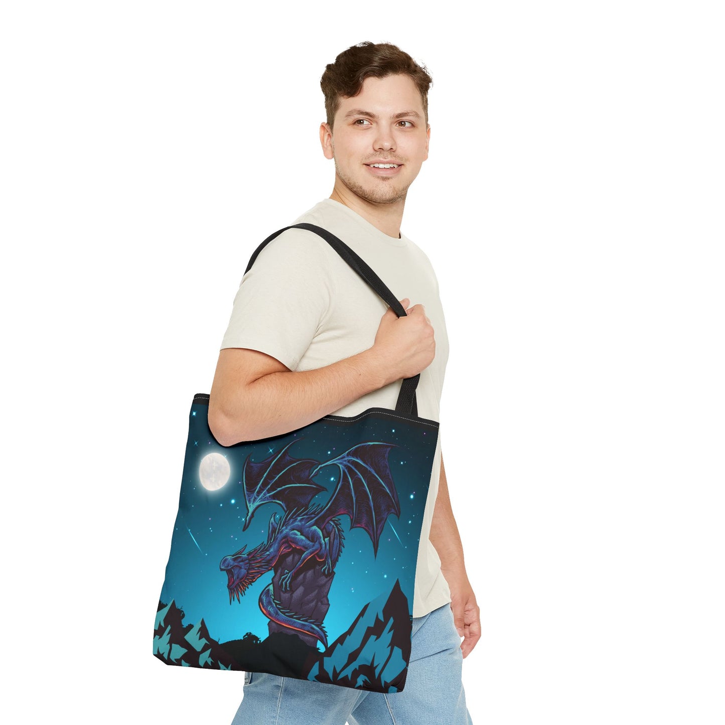 Dragon Tote Bag | Carryall | Grocery Bag | Shopping Bag | Anime | Sci-Fi |