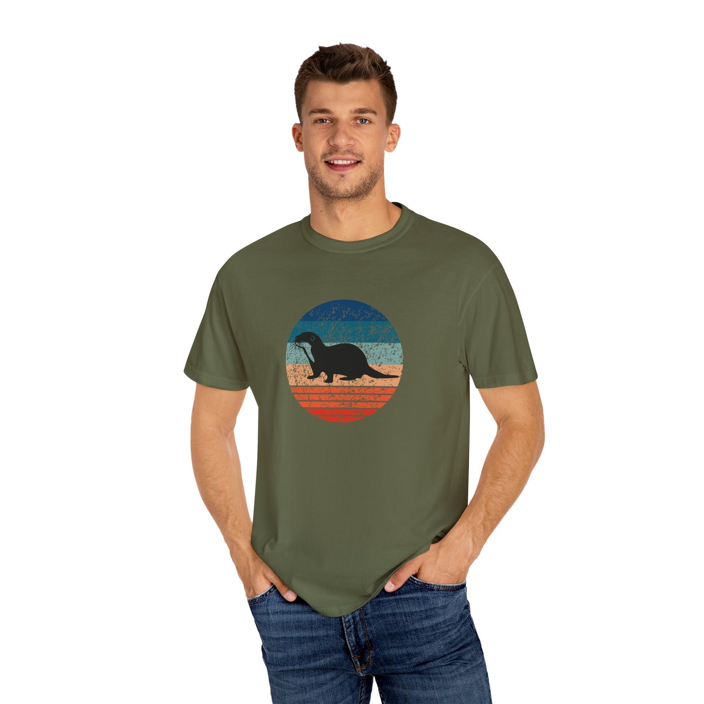 Otter Lover Animal Lover Shirt Otter Graphic Tee Funny Otter Gift Shirt Cute Otter Gift Unisex Comfort Colors Relaxed Fit Garment-Dyed Tee