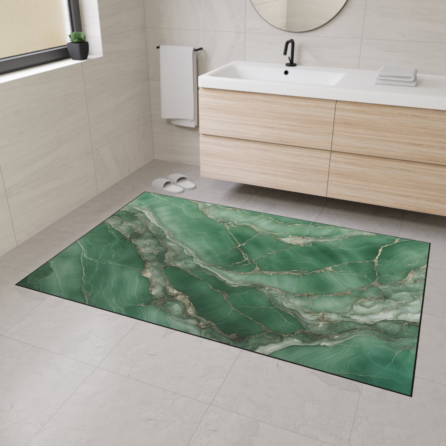 Decorative Heavy Duty Non-Slip Floor Mat Stylish Design Perfect for Entryway Kitchen Décor Garage Rug Coffee Bar Bathroom Floor Door Mat