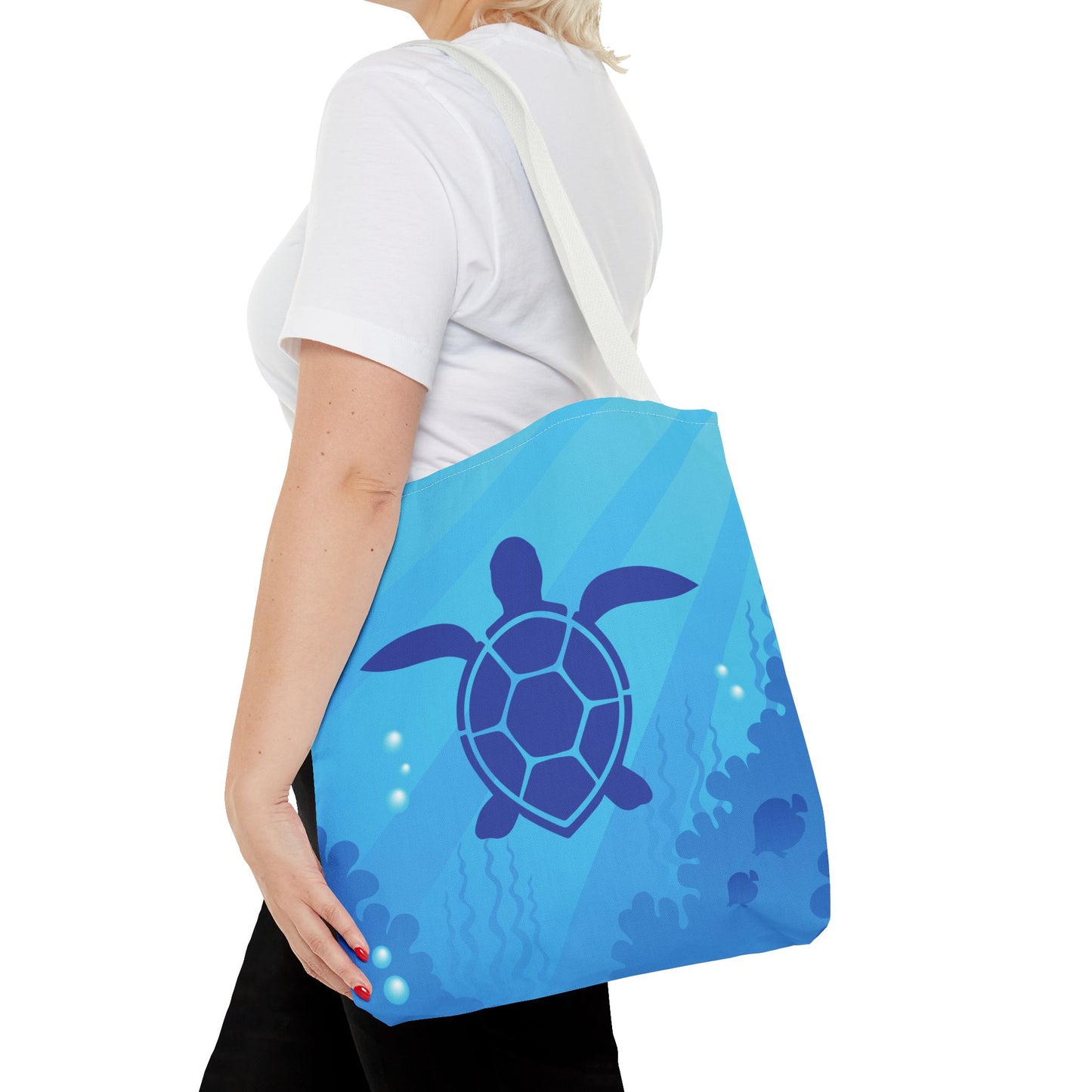 Sea Turtle Tote Bag | Carryall | Grocery Bag | Shopping Bag | Oceanic | Aquatic | Underwater |