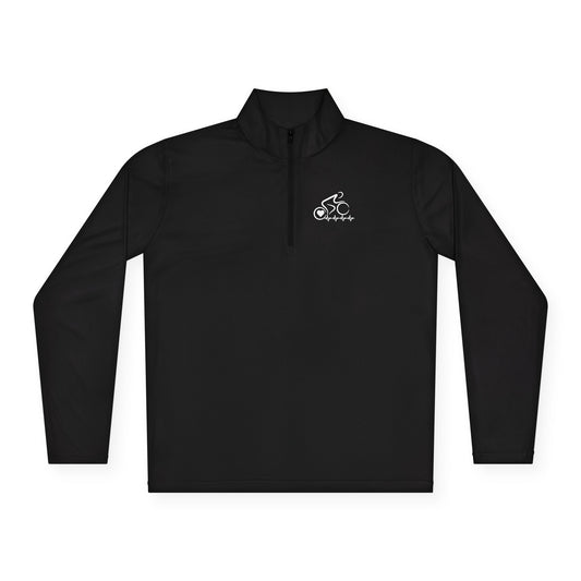 Bicycle Cycling Athletic Zip Top Biking Shirt Unique Modern Bike Shirt Cycling Gift Cyclist Sport-Tek Unisex Quarter-Zip Pullover