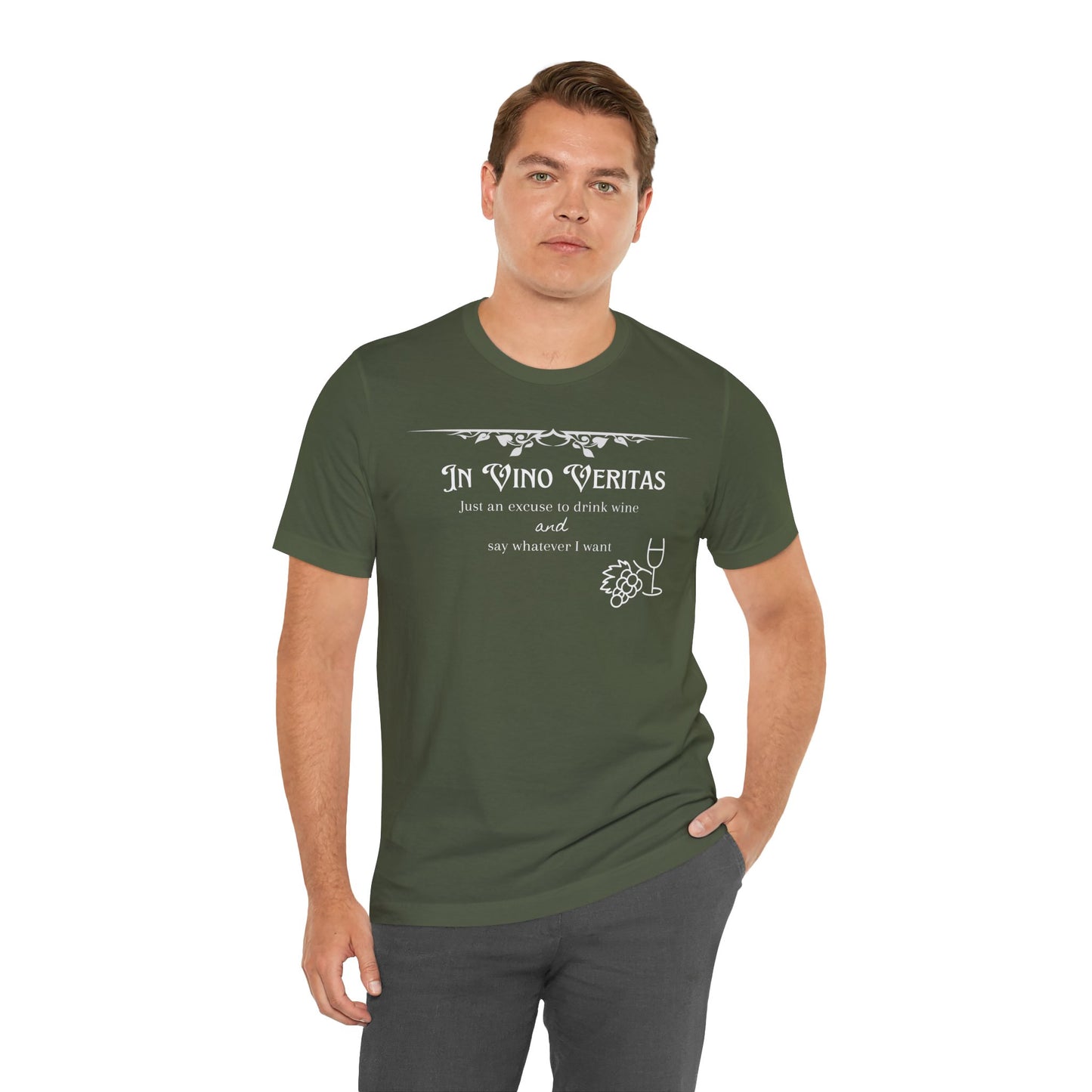 In Vino Veritas T-shirt | Unisex | Funny | Culinary | Foodie | Food Lover | Chef | Cuisine | Wine Lover |