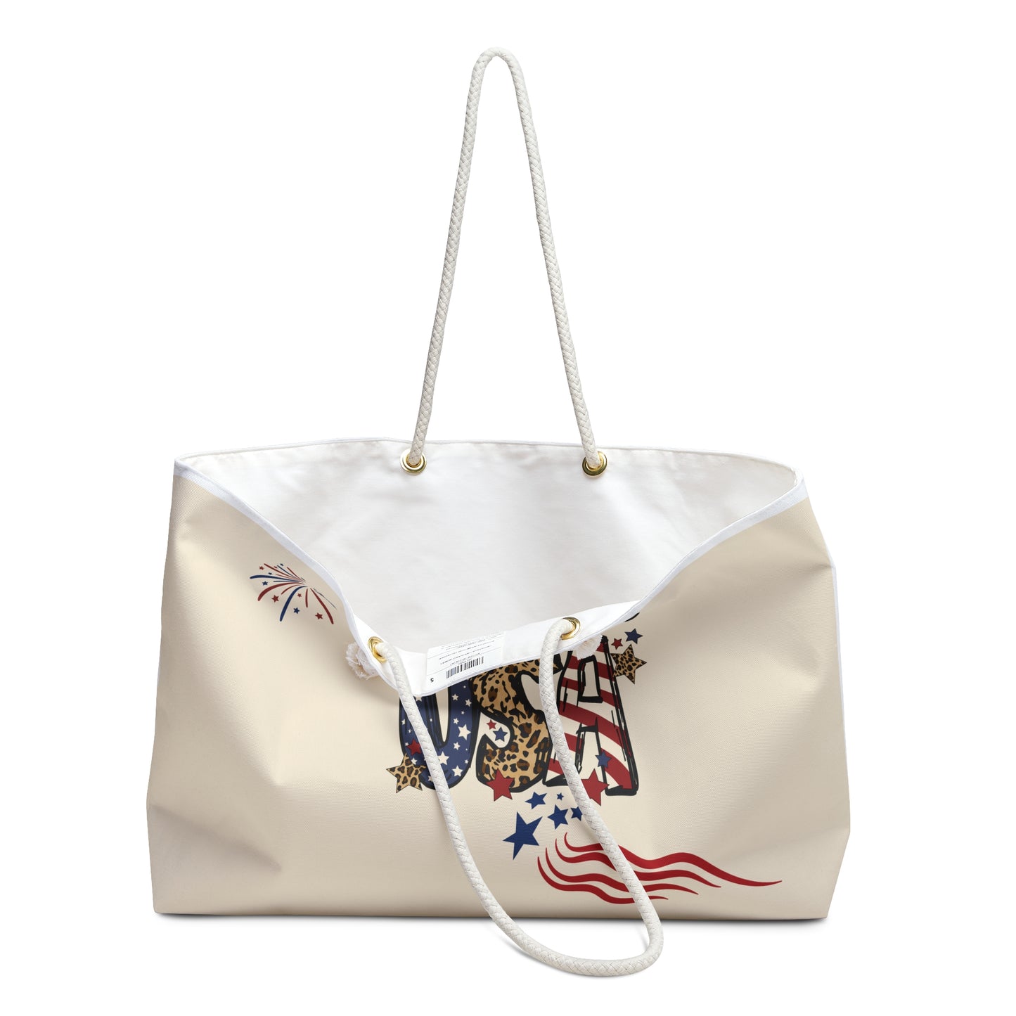 God Bless the USA Tote Bag | Beach Bag | Shopping Bag | Flag | Patriotic | Americana |