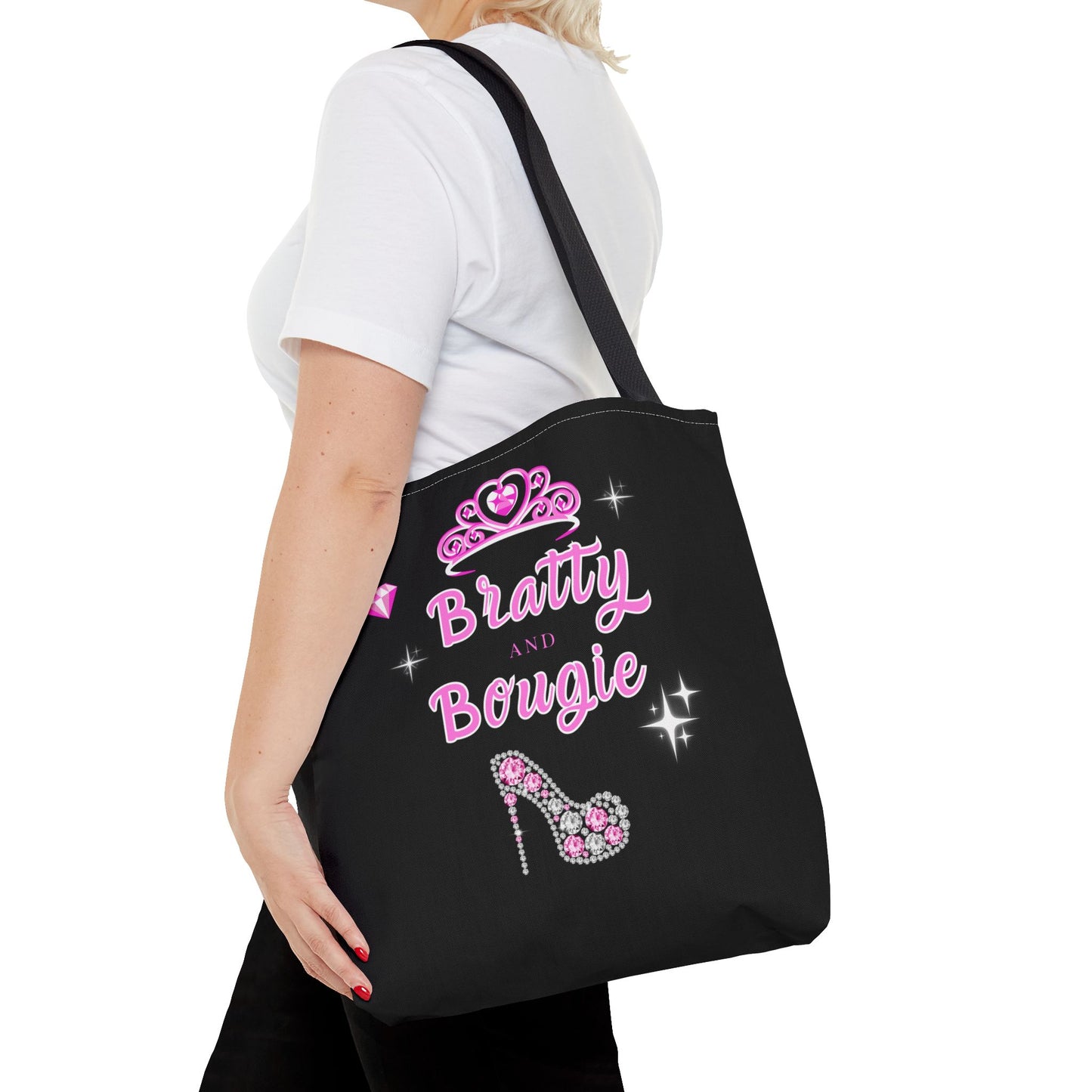 Bratty & Bougie Tote Bag | Carryall | Brat | Empowerment | Women |