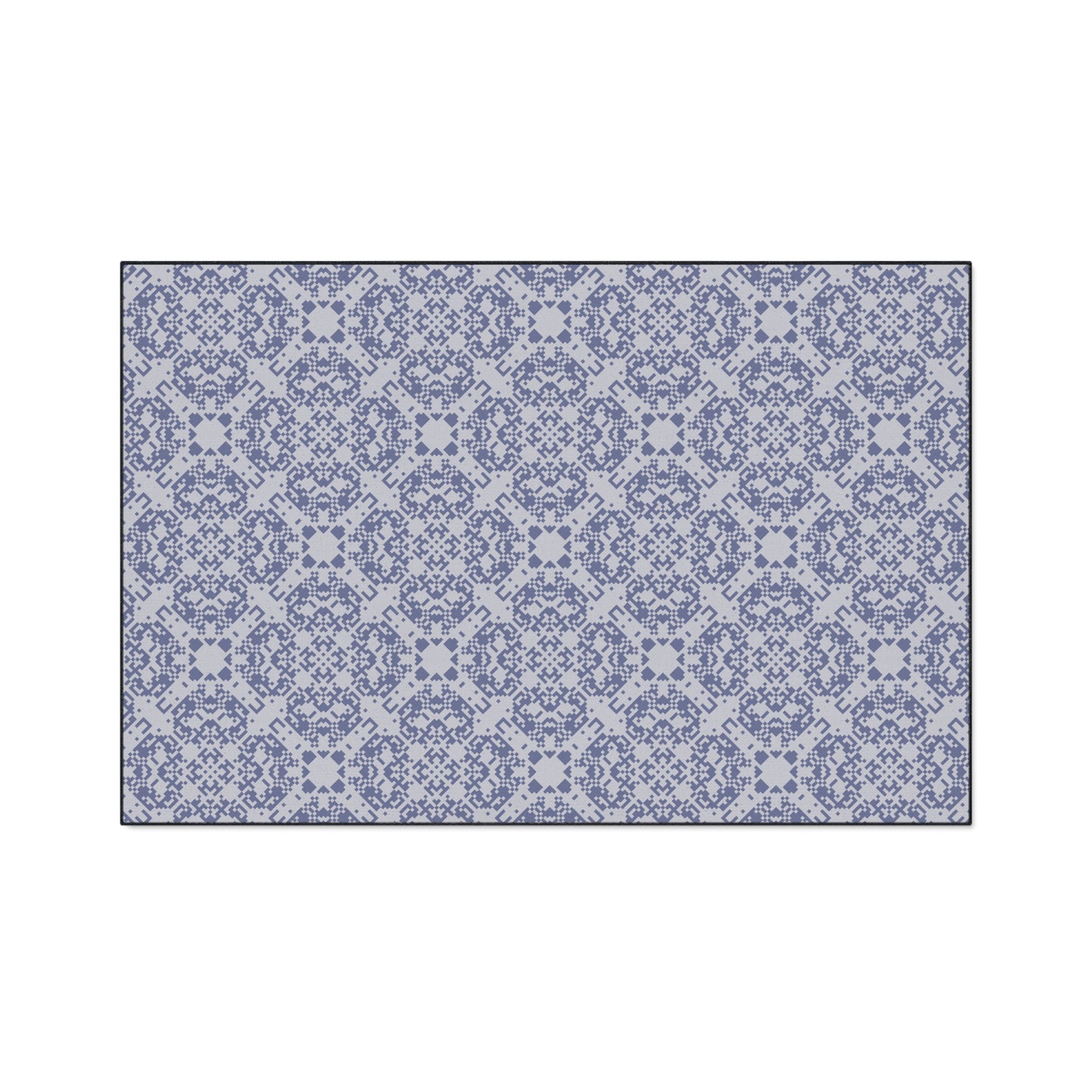 Decorative Heavy Duty Non-Slip Floor Mat Stylish Design Perfect for Entryway Kitchen Grey Geometric Floral Design Rug Bathroom Mat