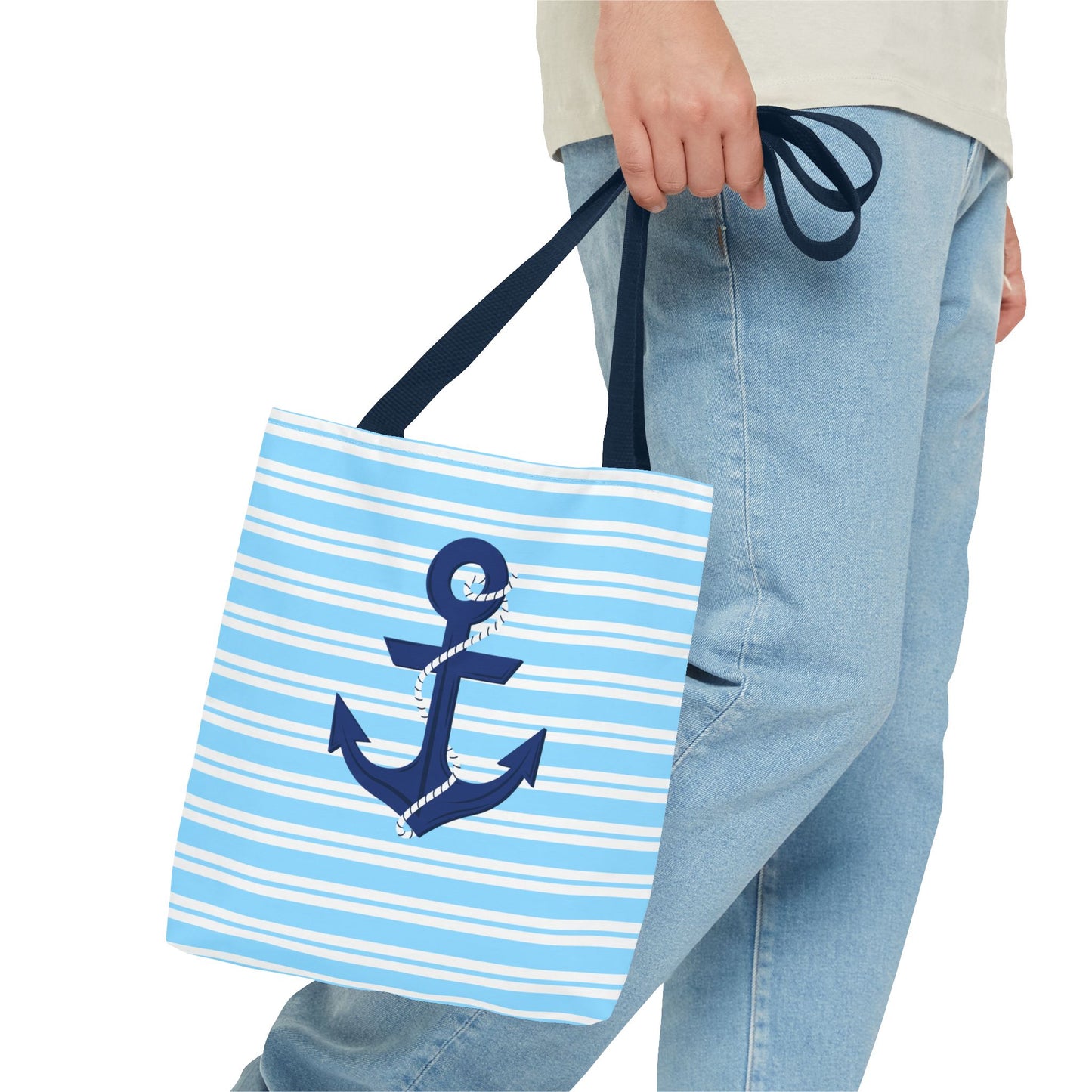 Anchor Tote Bag | Carryall | Grocery Bag | Shopping Bag | Nautical | Unisex |