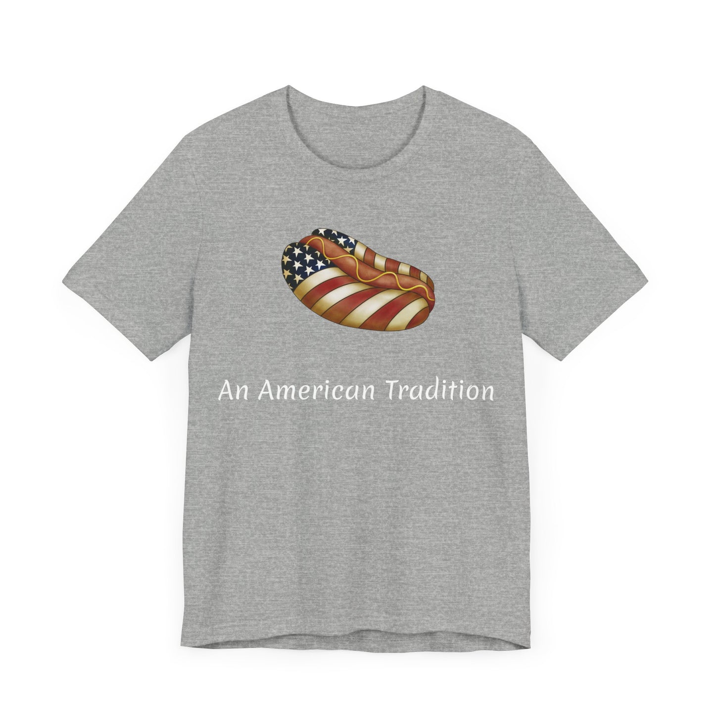 American Flag Hot Dog T-shirt | Unisex | Americana | Patriotic | Foodie | Culinary | Chef