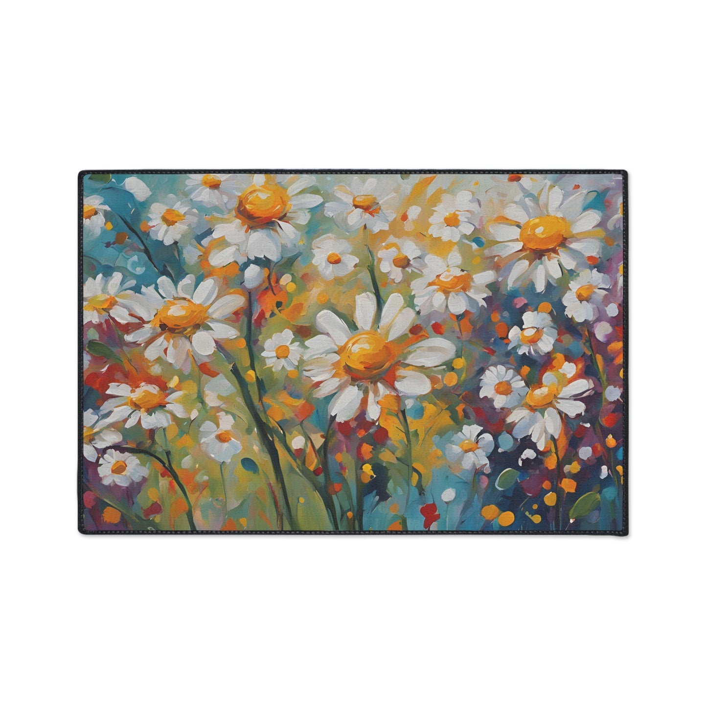Decorative Heavy Duty Non-Slip Floor Mat Stylish Design Perfect for Entryway Kitchen Décor Garage Rug Coffee Bar Bathroom Floor Door Mat