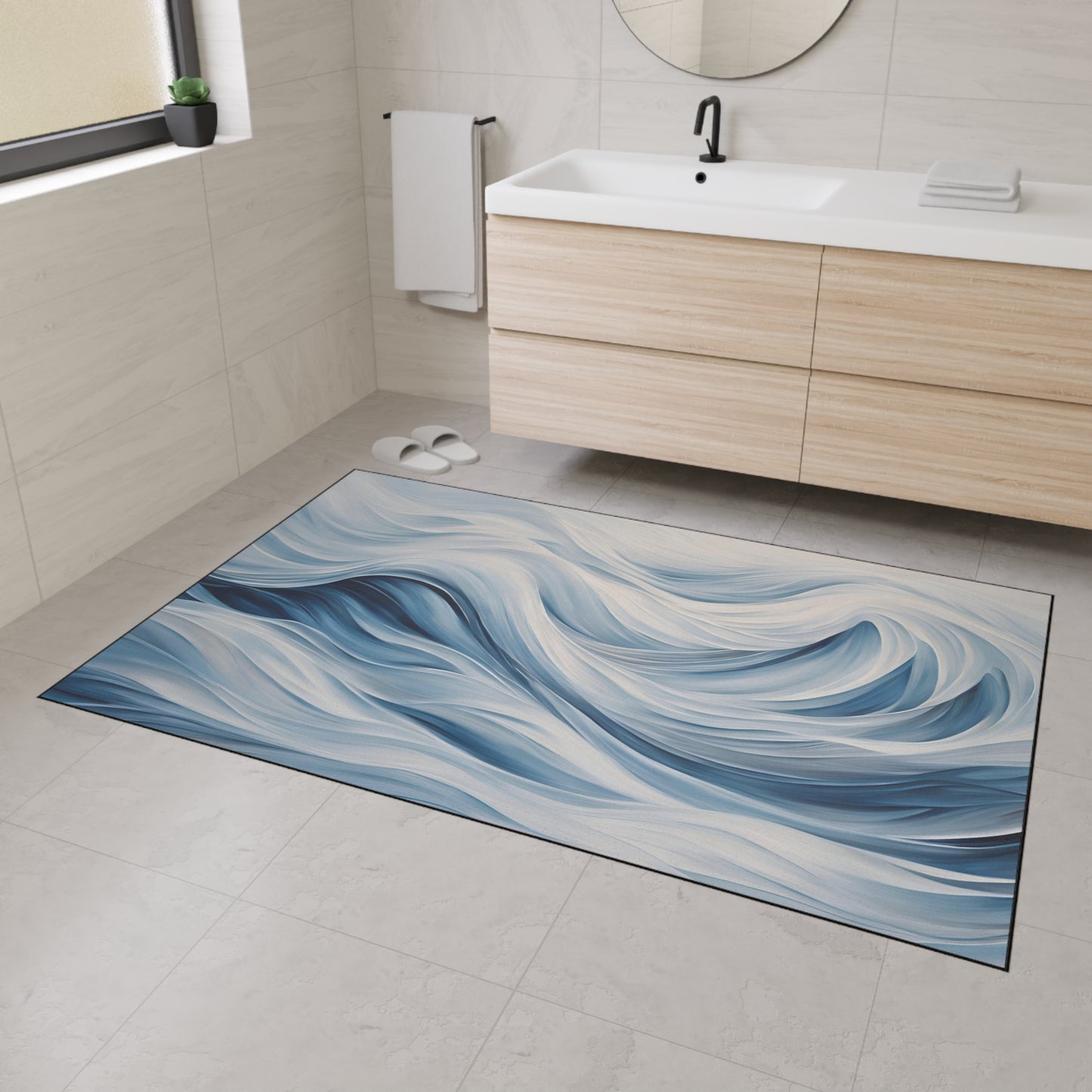 Decorative Heavy Duty Non-Slip Floor Mat Stylish Design Perfect for Entryway Kitchen Décor Garage Rug Coffee Bar Bathroom Floor Door Mat