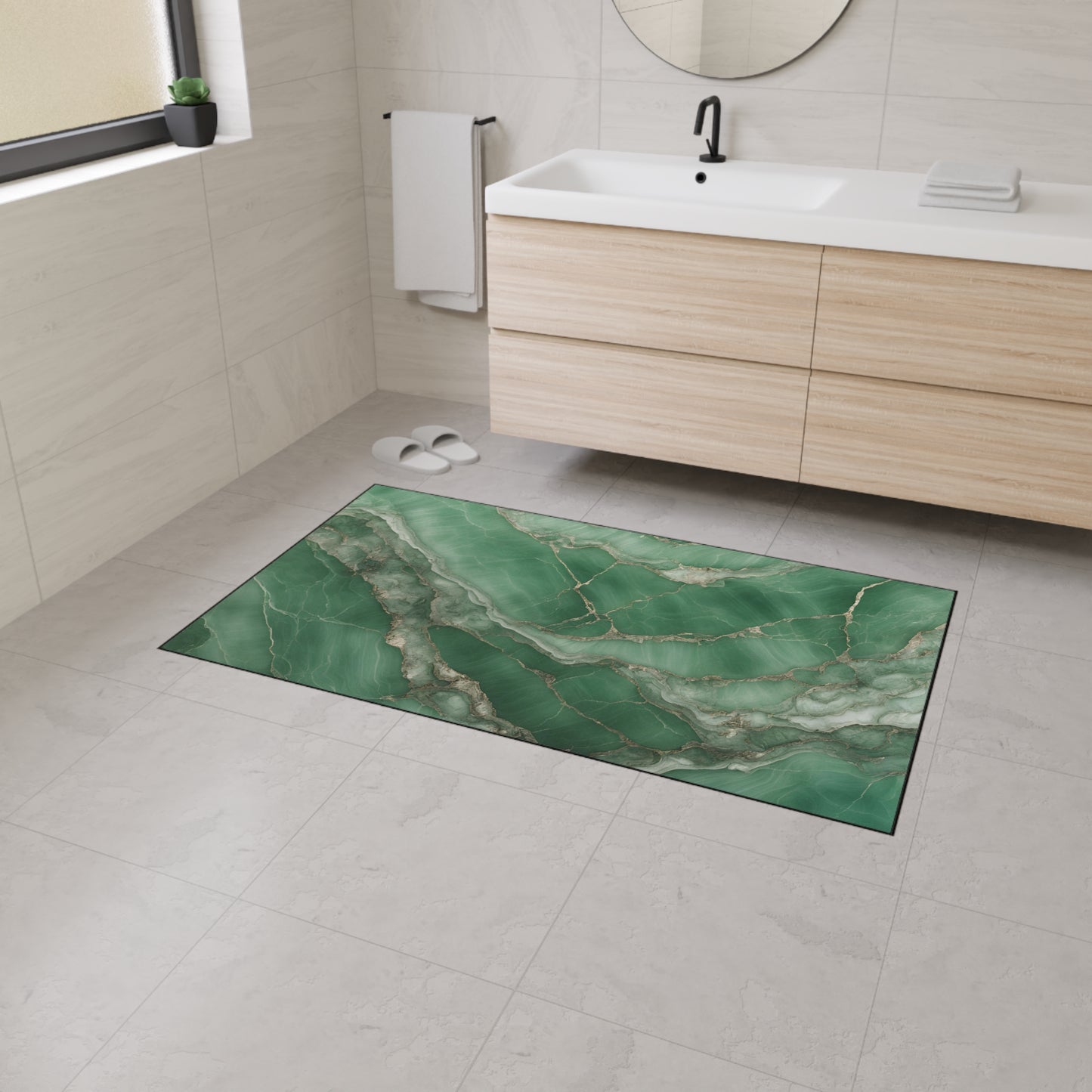 Decorative Heavy Duty Non-Slip Floor Mat Stylish Design Perfect for Entryway Kitchen Décor Garage Rug Coffee Bar Bathroom Floor Door Mat