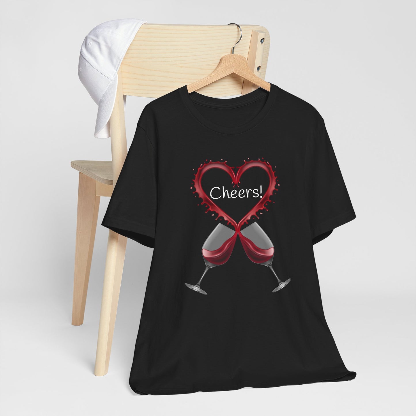 Cheers T-Shirt | Wine Lover | Foodie | Culinary | Unisex