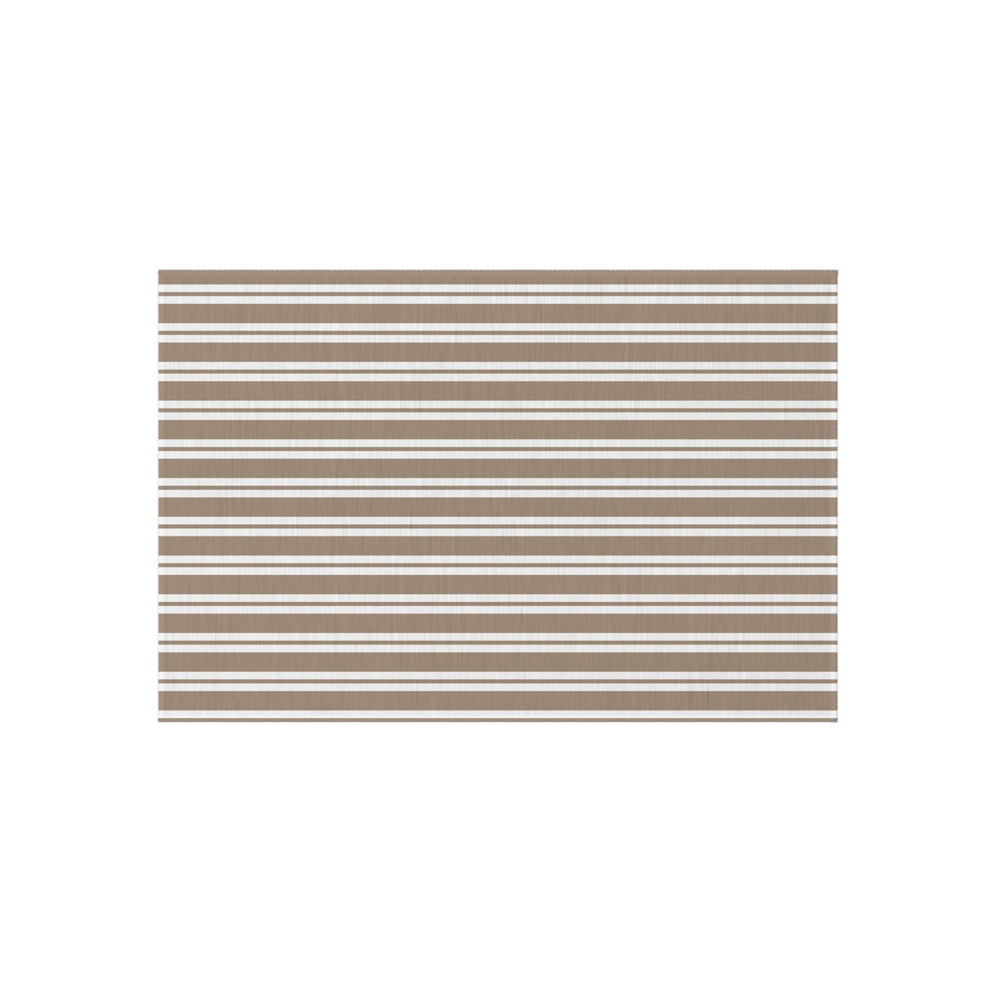 Striped Chenille Outdoor Rug with No-Skid Backing Cozy Outdoor Carpet Patio Decor Gazebo Rug Pool Area Decor Outdoor Kitchen Carpet