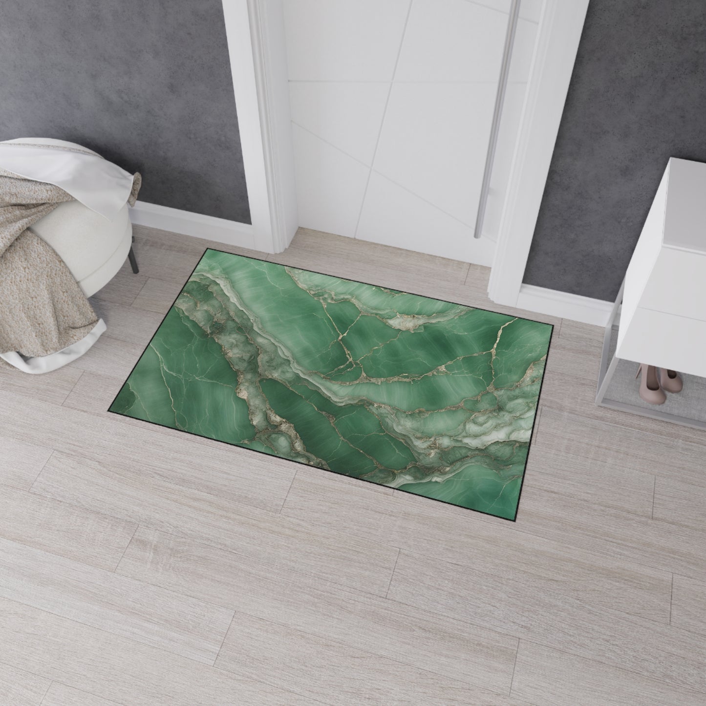 Decorative Heavy Duty Non-Slip Floor Mat Stylish Design Perfect for Entryway Kitchen Décor Garage Rug Coffee Bar Bathroom Floor Door Mat