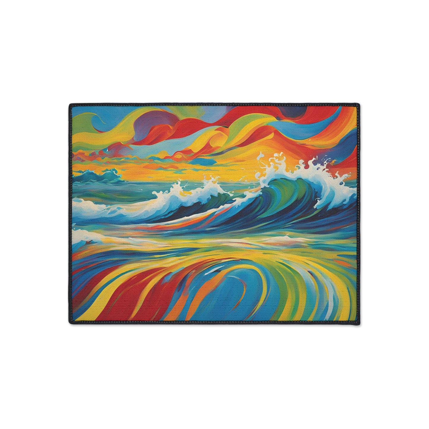 Decorative Heavy Duty Non-Slip Floor Mat Stylish Design Perfect for Entryway Kitchen Décor Garage Rug Coffee Bar Bathroom Floor Door Mat